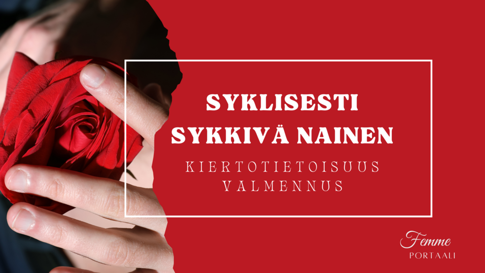 Syklisesti sykkivä nainen VARAUSMAKSU by Femme Portaali